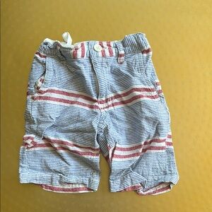 Old Navy Red and White Striped Shorts